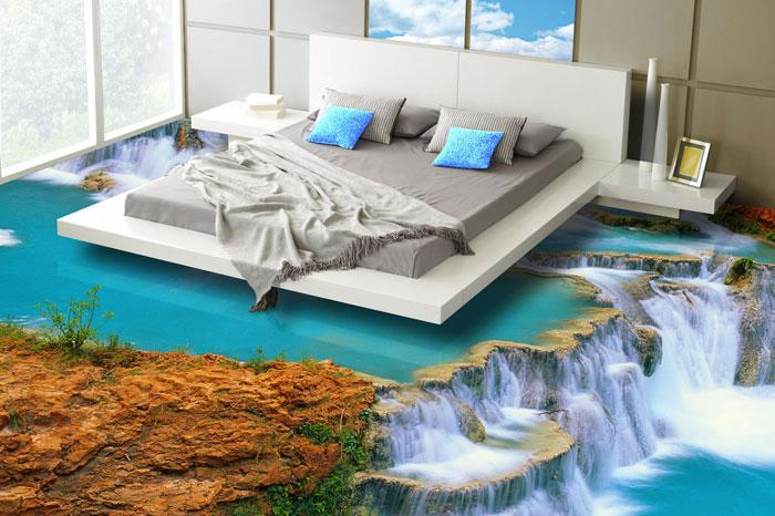 3d-epoxy-floor-waterfall-bedroom
